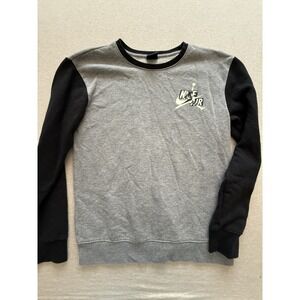 Jordan Black And Gray Sweater Xl By 13-14 Year Old